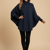 Camisola Tricot Elegante com Botões Decorativos