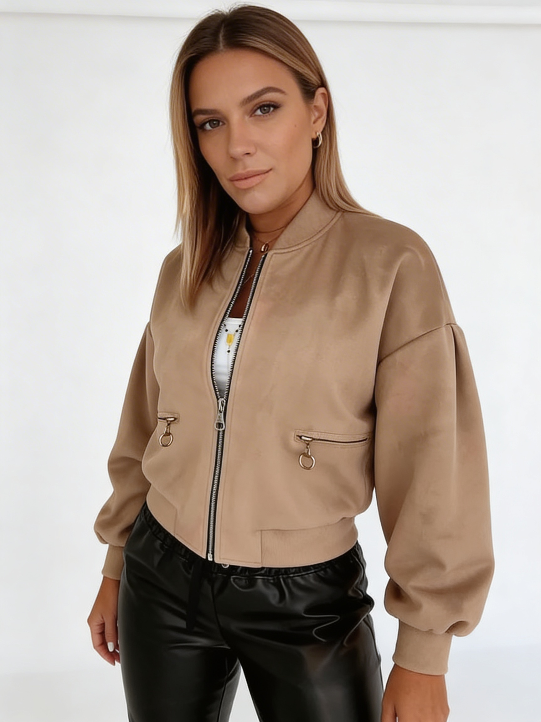 Jaqueta Bomber Minimal Premium