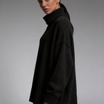 Camisola Oversized Minimal Gola Alta