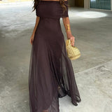 Leonor | Vestido Longo Drapeado