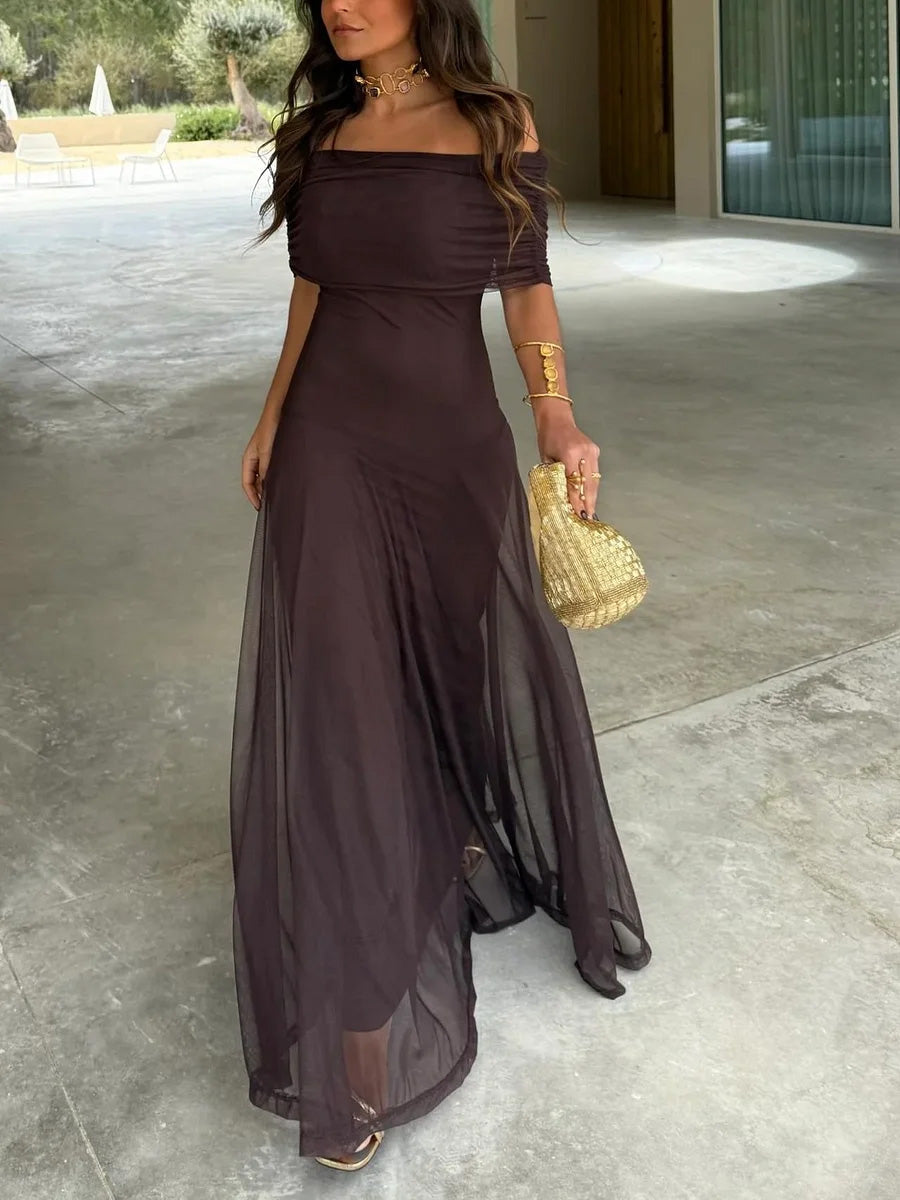 Leonor | Vestido Longo Drapeado