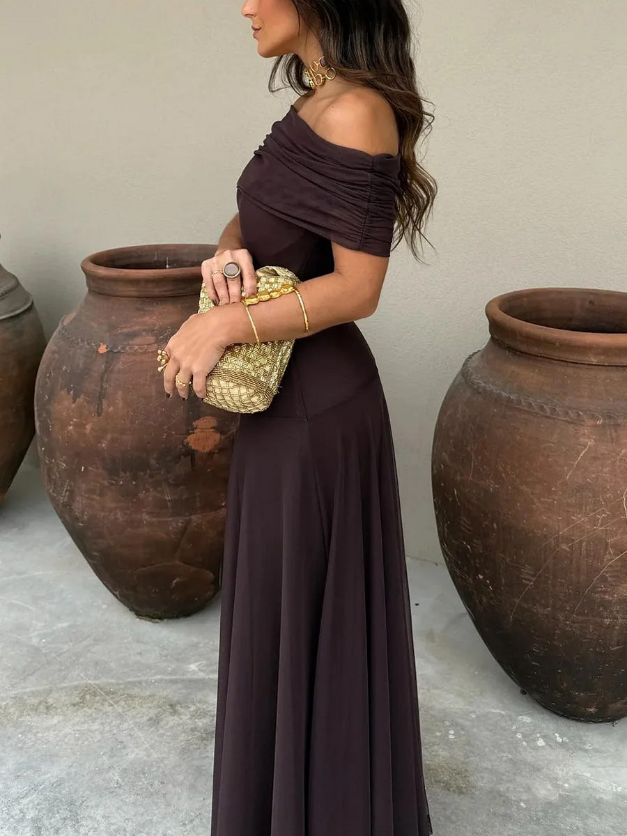 Leonor | Vestido Longo Drapeado