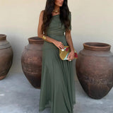 Leonor | Vestido Longo Drapeado