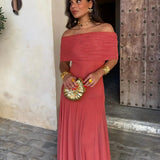 Leonor | Vestido Longo Drapeado