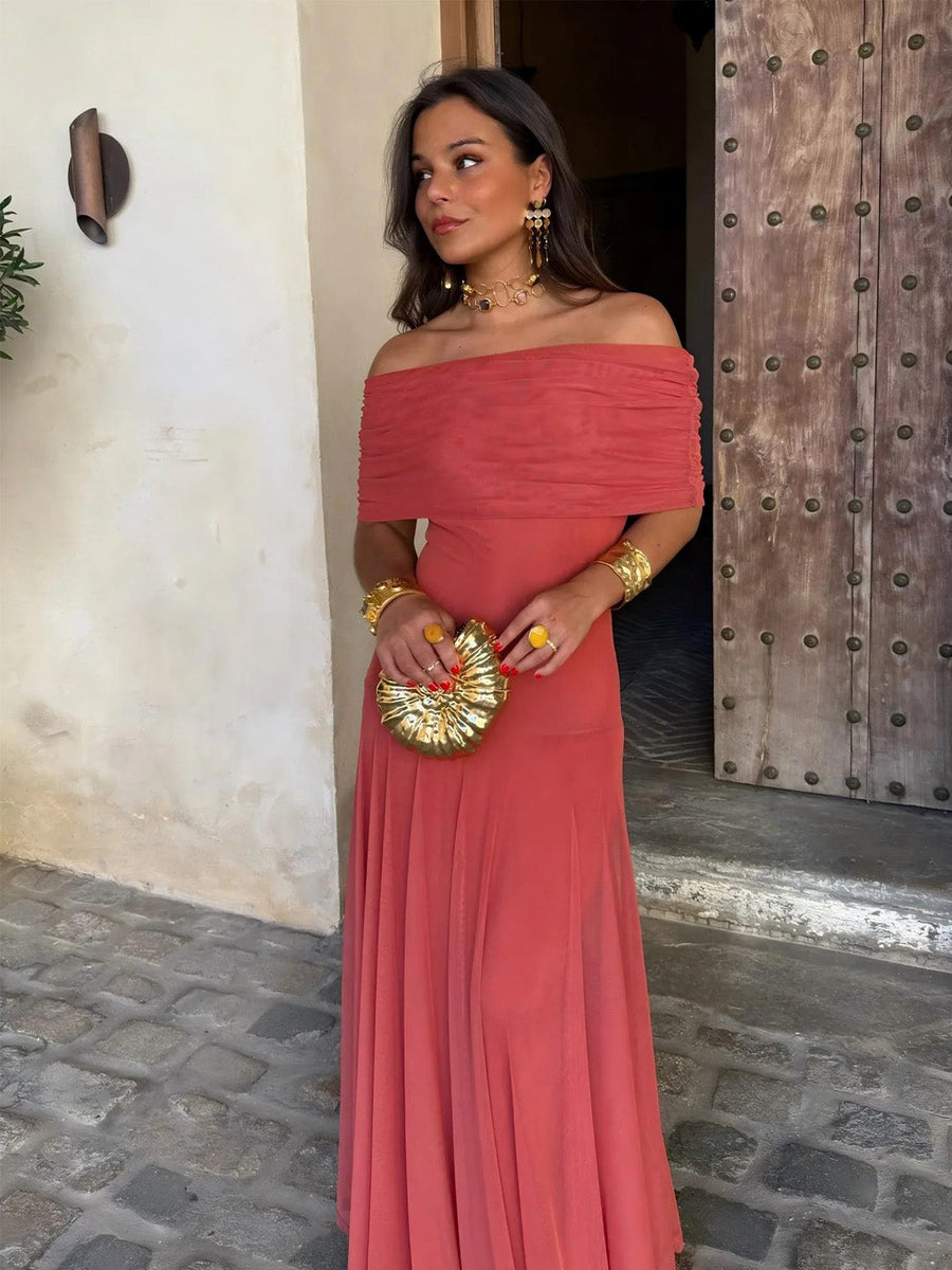 Leonor | Vestido Longo Drapeado