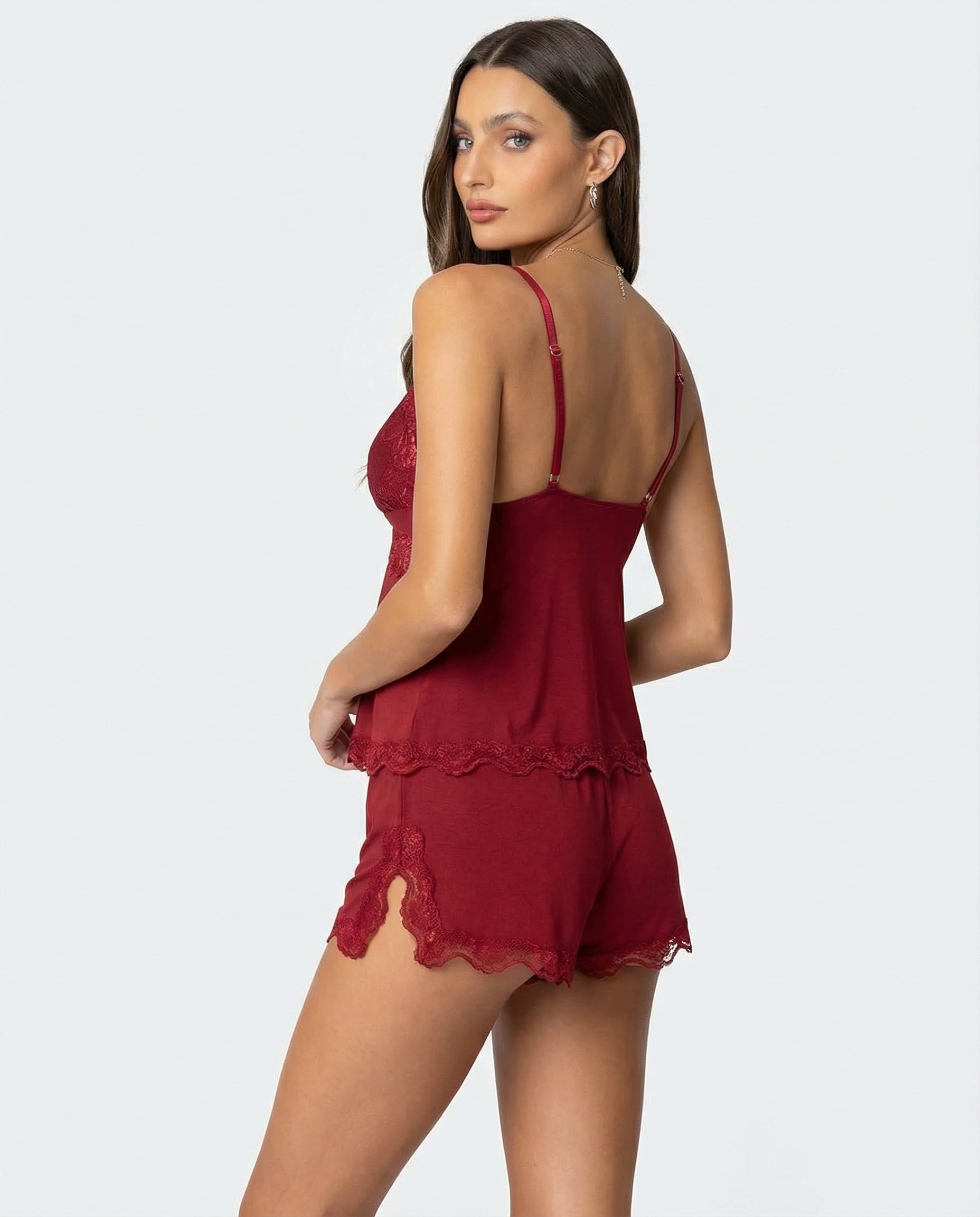 Conjunto de Renda Beijo da Meia-Noite