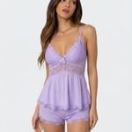 Conjunto de Renda Beijo da Meia-Noite
