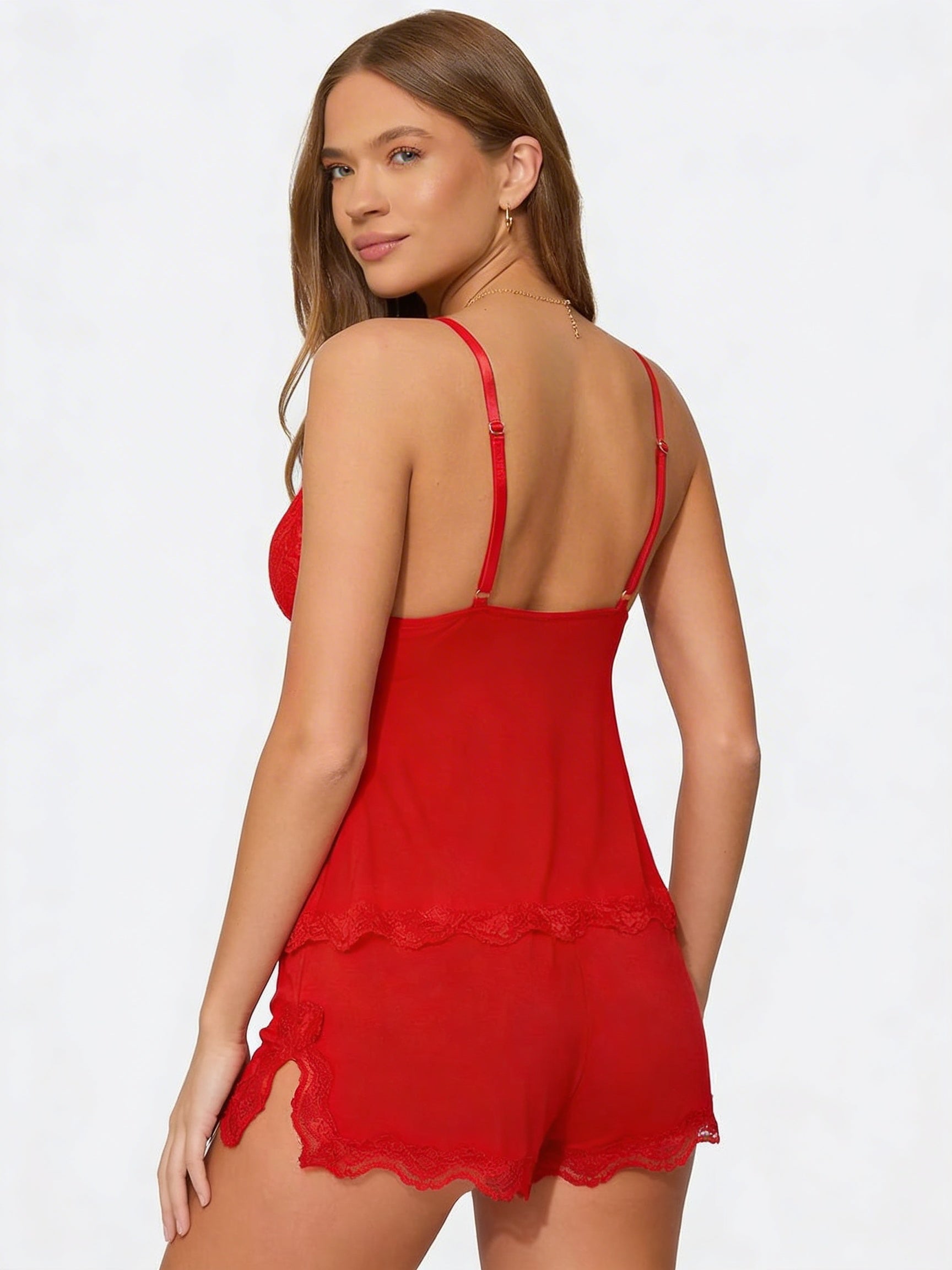 Conjunto de Renda Beijo da Meia-Noite