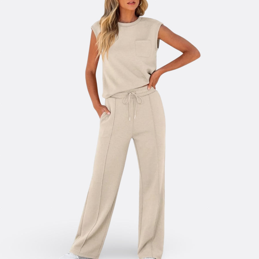 Íris - Conjunto Casual Em Tecido Suave Lounge