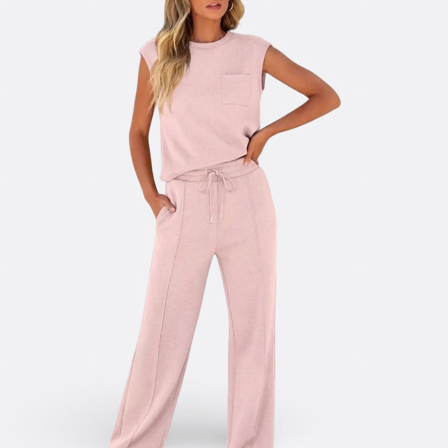 Íris - Conjunto Casual Em Tecido Suave Lounge