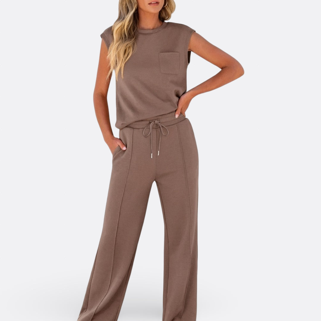 Íris - Conjunto Casual Em Tecido Suave Lounge