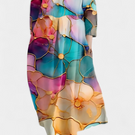 Ana - Vestido Fluido com Estampa